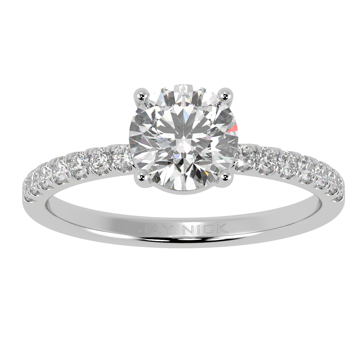 Sparkling Vintage Diamond Stepped Shoulder Ring – St. Eloi