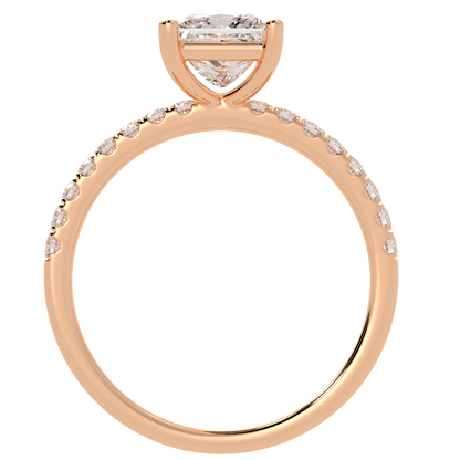 Modern Princess Diamond Shoulder Ring