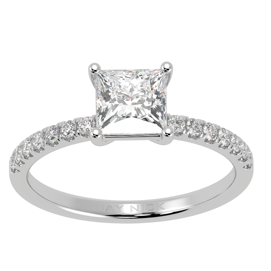 Modern Princess Diamond Shoulder Ring