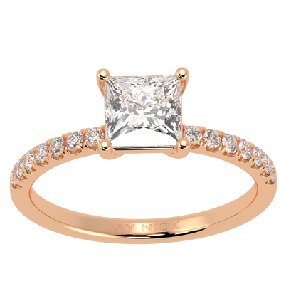 Modern Princess Diamond Shoulder Ring