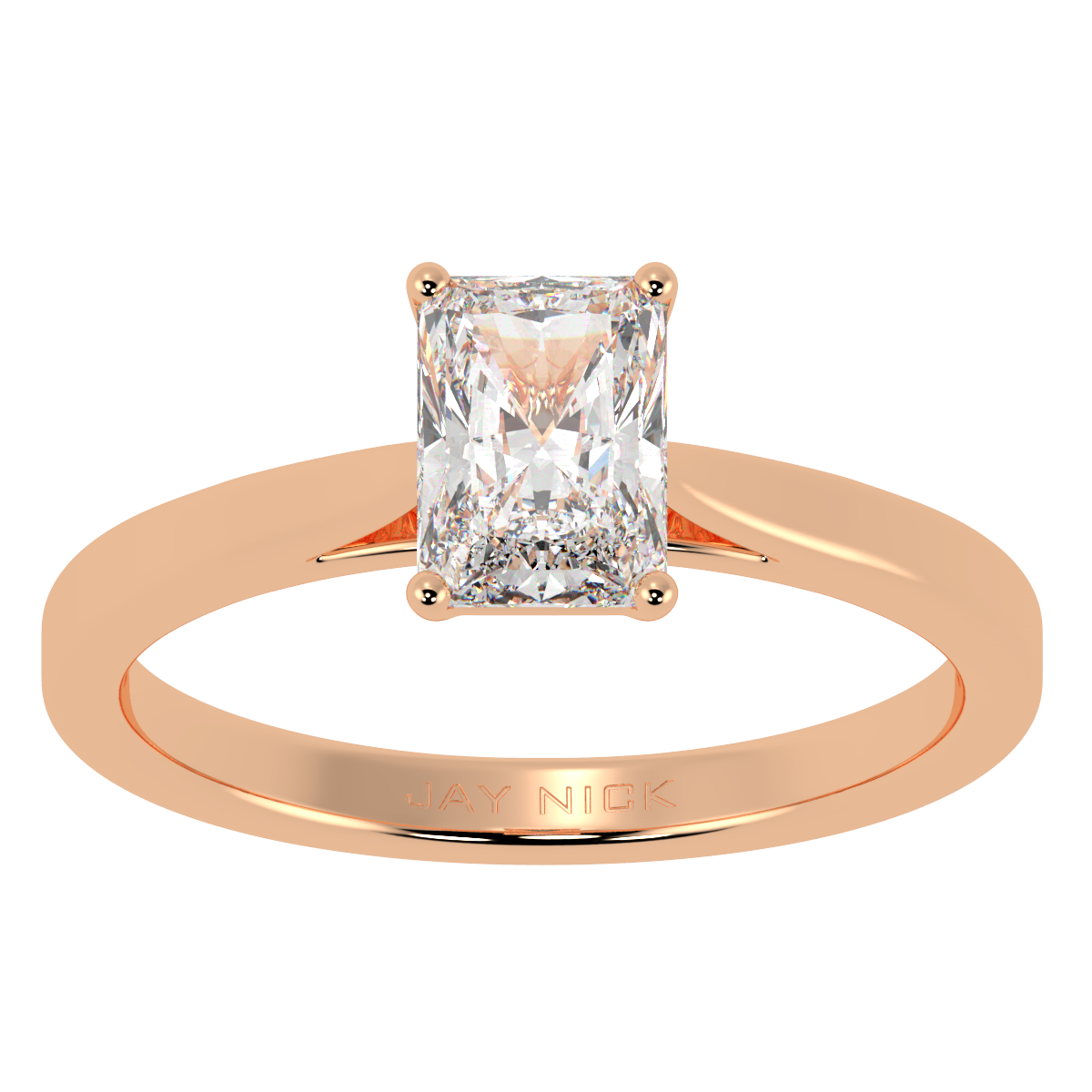 Radiant Cut Solitaire Ring
