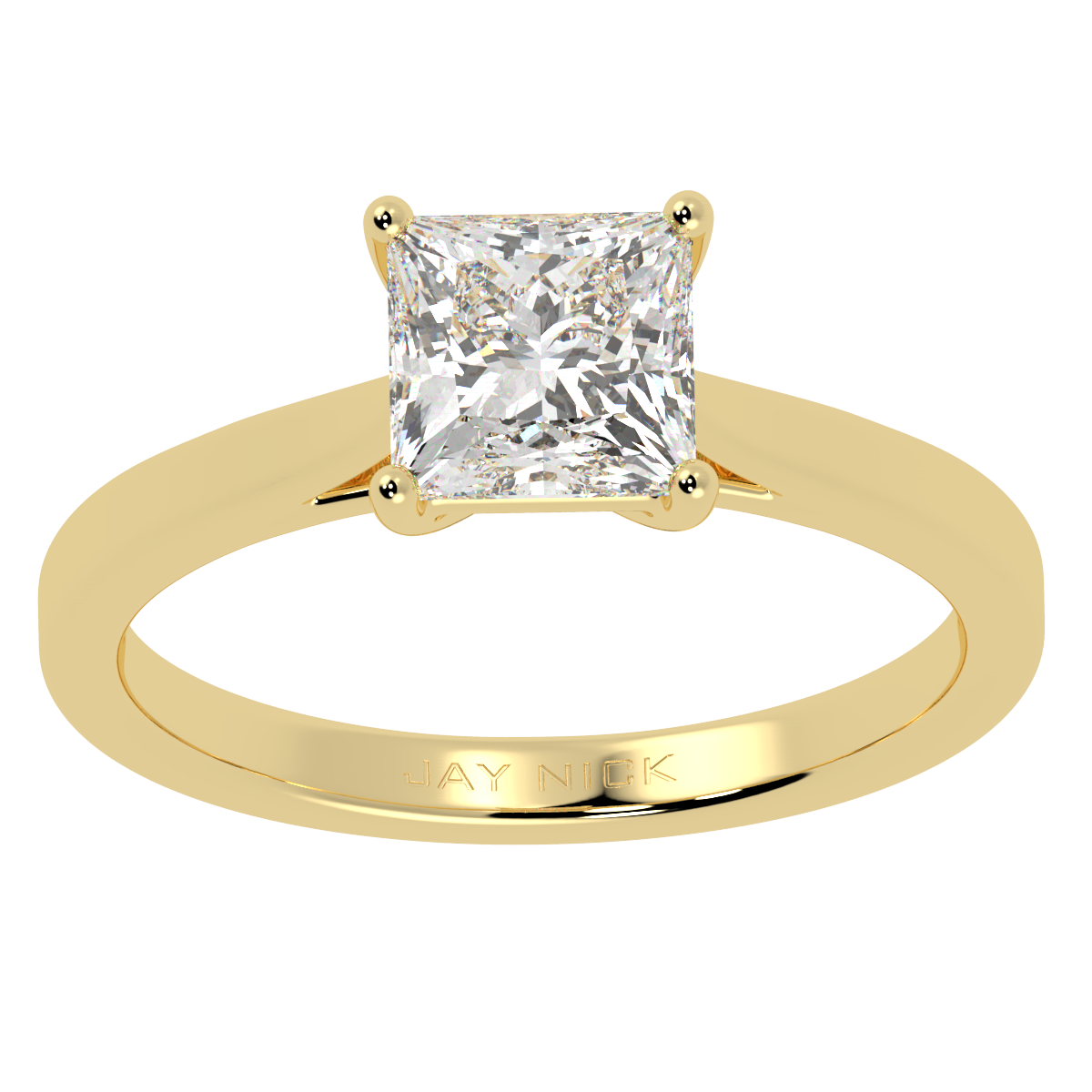 Princess Cut Solitaire Ring