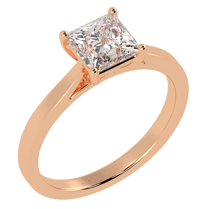 Princess Cut Solitaire Ring