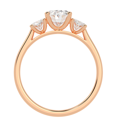 Oval Cut Trilogy Ring