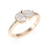 Oval & Pear Toi Et Moi Ring
