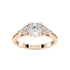 Round Trefoil Engagement Ring