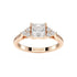 Princess Trefoil Engagement Ring