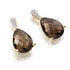 Smoky Quartz & Diamond Drop Earrings. Featuring rich, earthy smoky quartz paired with delicate diamonds, these elegant drops bring depth and sparkle to any look.