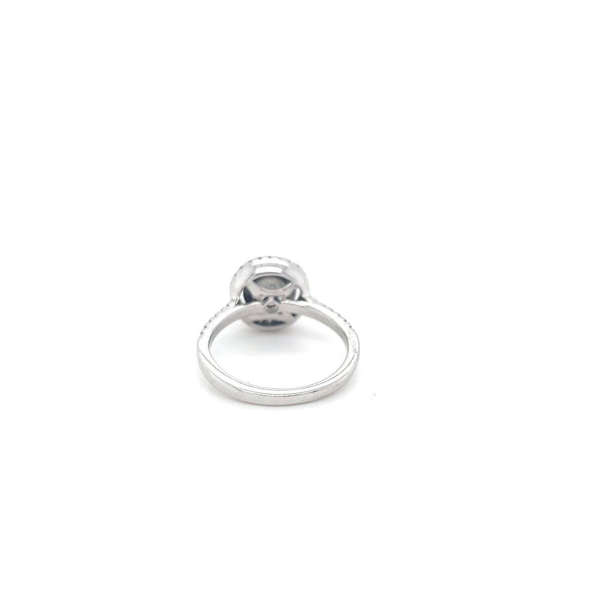 2.05ct Round Diamond Halo Engagement Ring 18ct White Gold (WGI Certified)