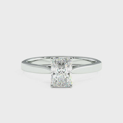 Radiant Cut Solitaire Ring