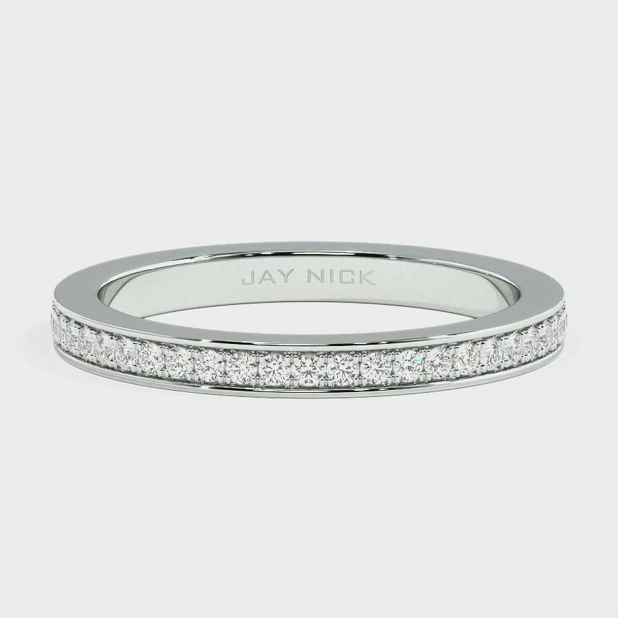 Prong Set Full Eternity Ring, video
