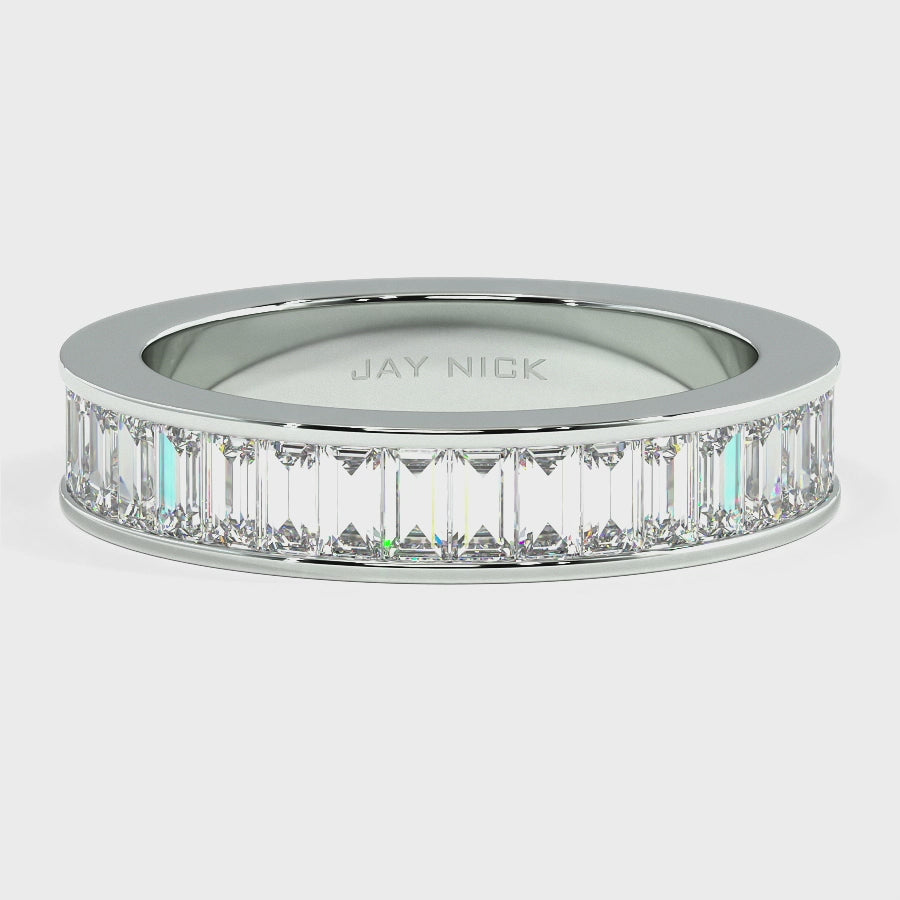 Baguette Cut Full Eternity Ring, video