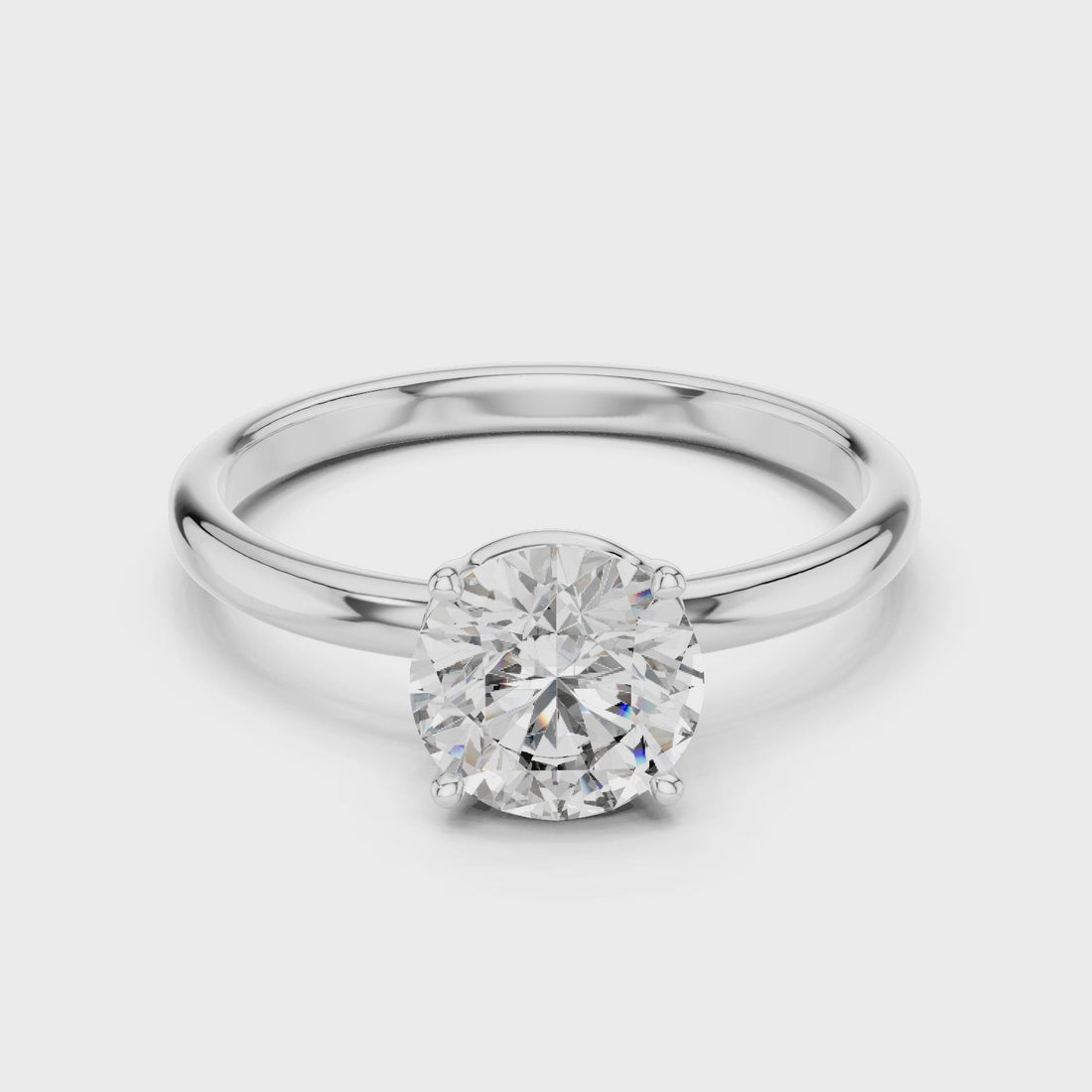 Interlocking Solitaire Ring