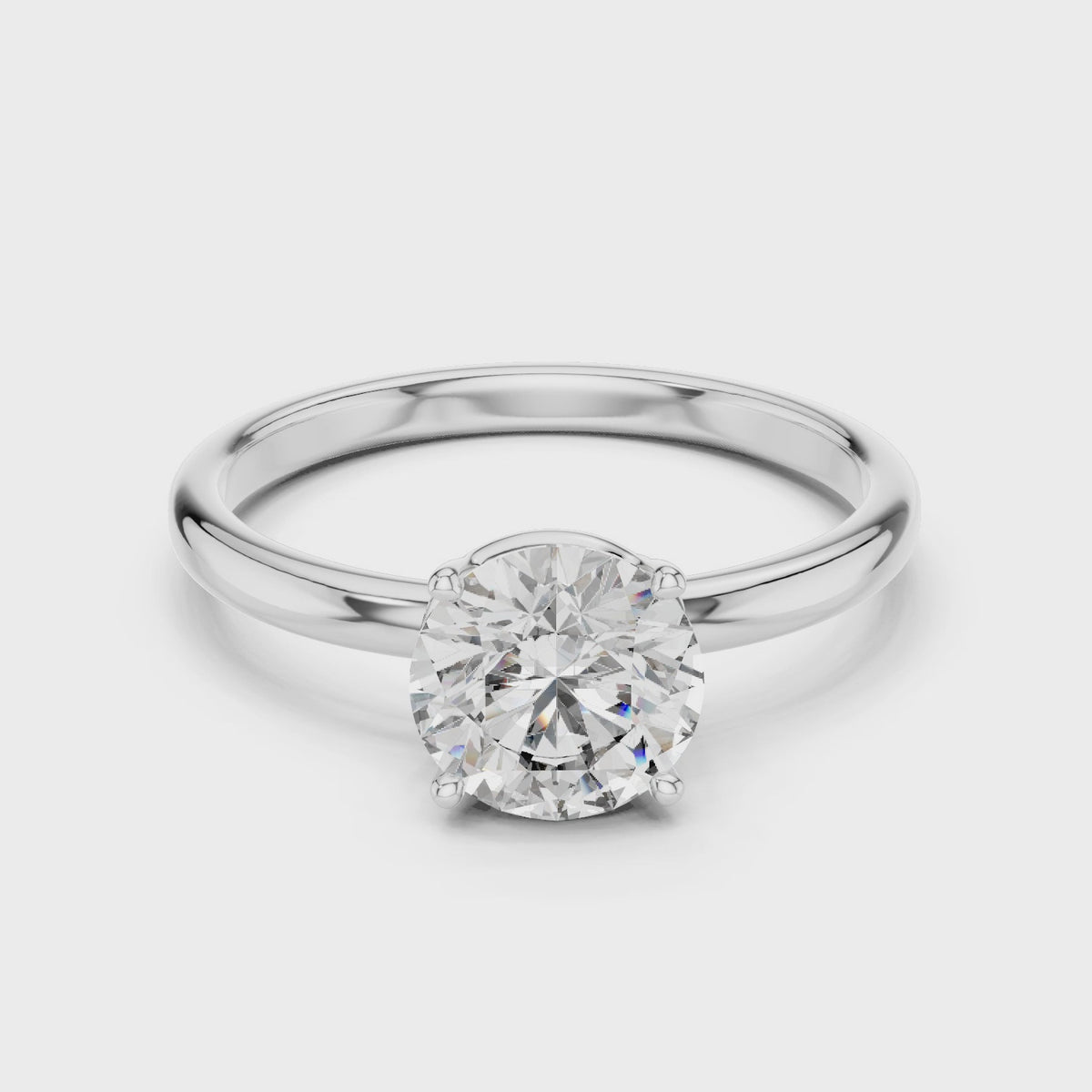 Interlocking Solitaire Ring