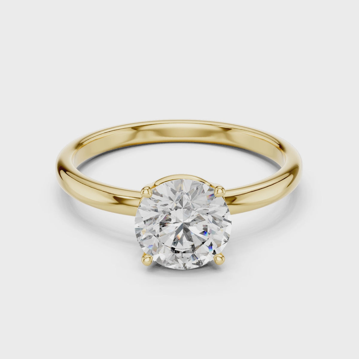 Interlocking Solitaire Ring