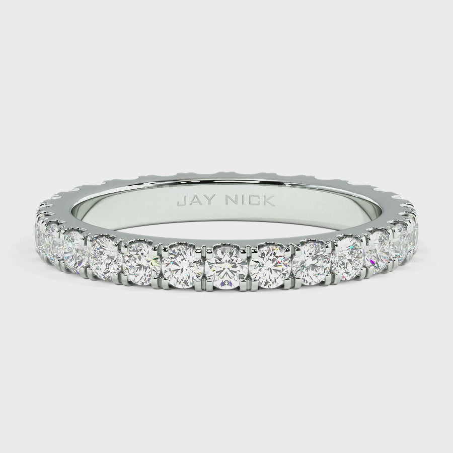 Wide Micro Set Full Eternity Ring, video