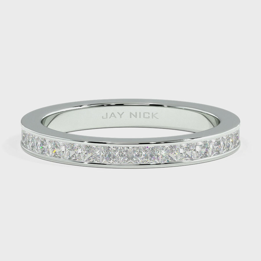 Princess Cut Full Eternity Ring, video